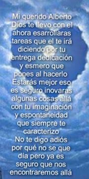 Imágenes para rendir homenaje a persona finada, estas pueden variar en su contenido.