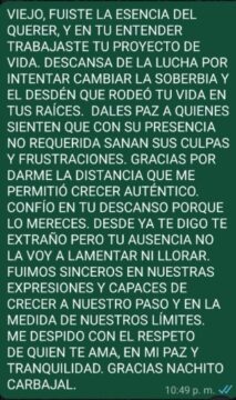 Imágenes para rendir homenaje a persona finada, estas pueden variar en su contenido.