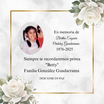 Imágenes para rendir homenaje a persona finada, estas pueden variar en su contenido.