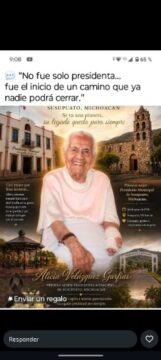 Imágenes para rendir homenaje a persona finada, estas pueden variar en su contenido.