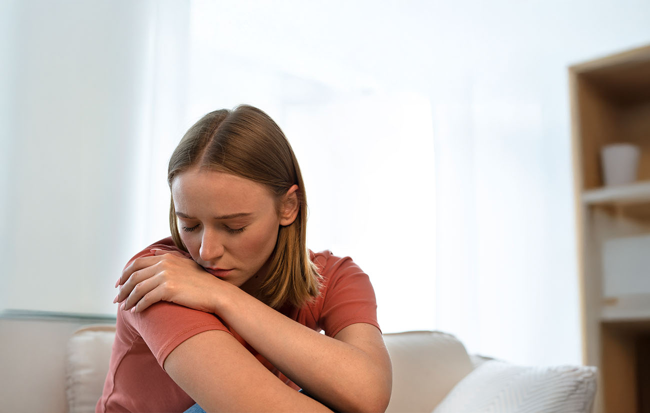 Adolescente en etapa de duelo tras la perdida de un ser querido.