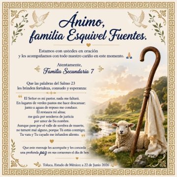 Imágenes para rendir homenaje a persona finada, estas pueden variar en su contenido.