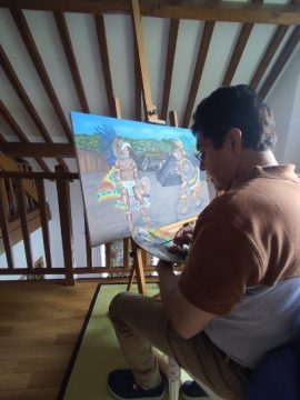 Imágenes para rendir homenaje a persona finada, estas pueden variar en su contenido.